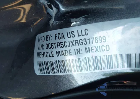 2024 Ram 2500 Tradesman 4X4 6'4 Box z USA, uszkodzony, nr VIN 3C6TR5CJXRG317899